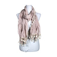 Unisex Zay - Scarf, size Midi - Light pink ()
