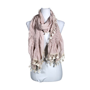 Unisex Zay - Scarf, size Midi - Light pink (1)