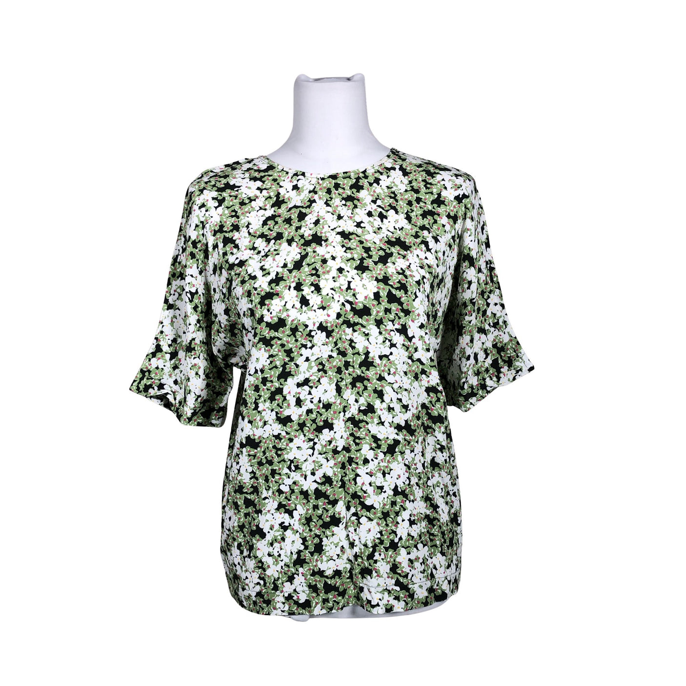 Unisex Marimekko - Short-sleeved blouse, size 38 - Green (1)