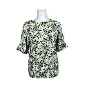Unisex Marimekko - Short-sleeved blouse, size 38 - Green (1)