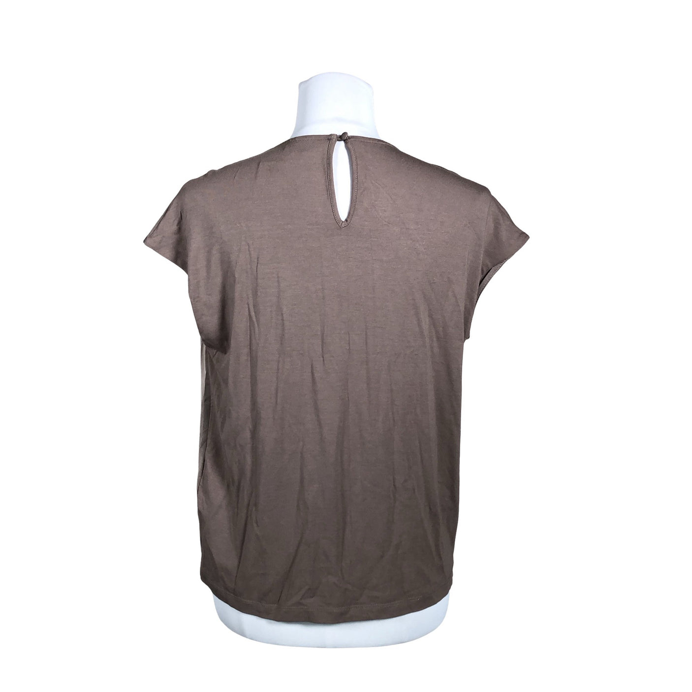 Unisex Ril's - Short-sleeved blouse, size 34 - Brown (2)