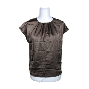 Unisex Ril's - Short-sleeved blouse, size 34 - Brown (1)