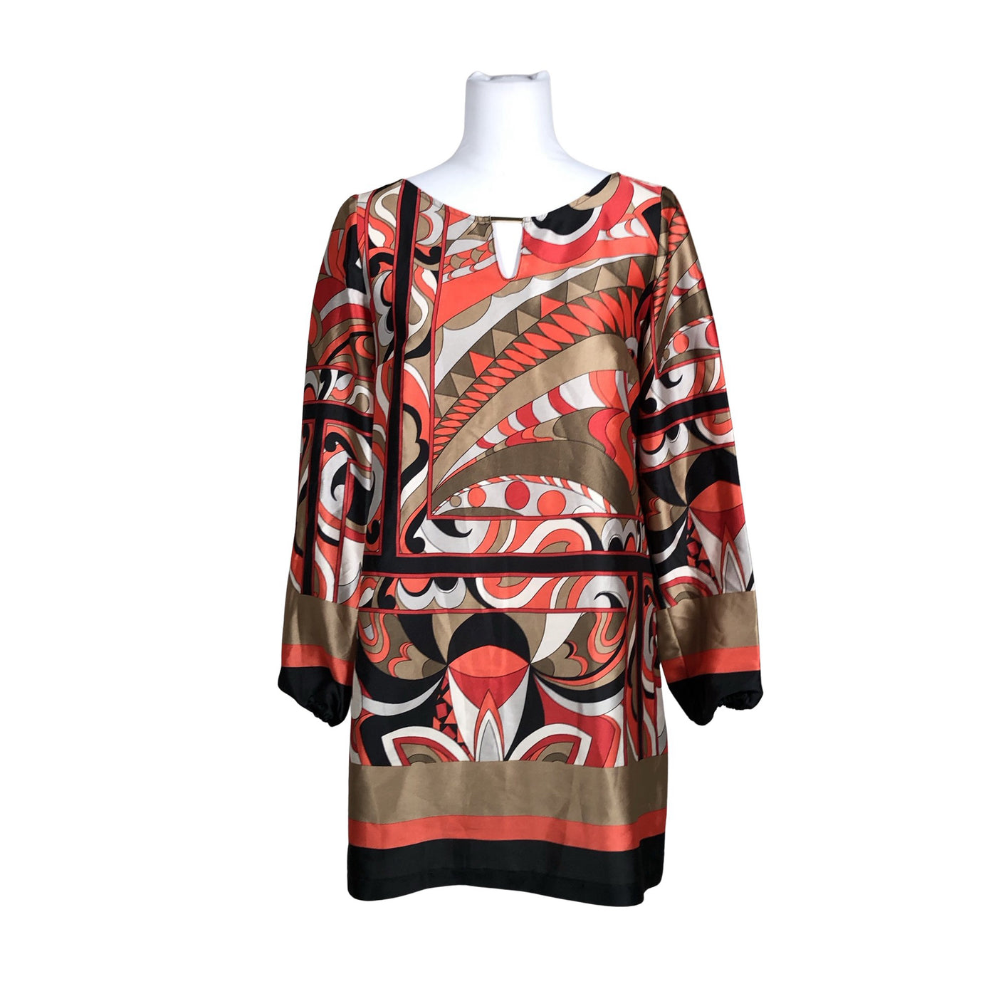 Unisex Betty Barclay - Schiffon dress, size 36 - Red (1)