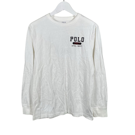 Unisex Polo Ralph Lauren - Tricot shirt, size 158 - 164 - White ()