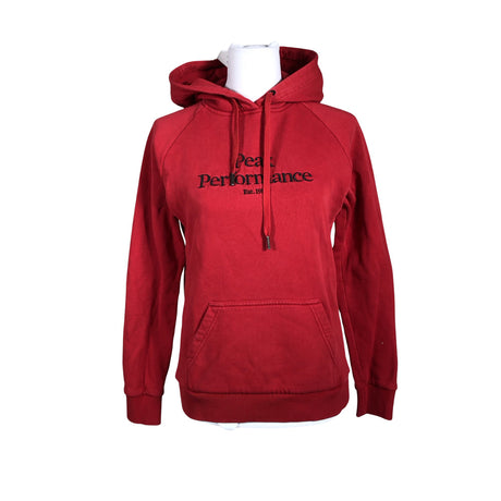Unisex Peak Performance - Hoodie, size 36 - Red ()