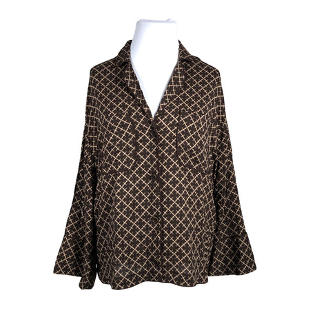Unisex by Malene Birger - Blouse, size 42 - Brown ()