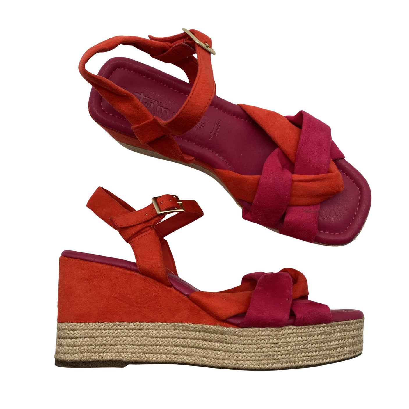 Unisex Tamaris - Wedge sandals, size 39 - Pink (1)
