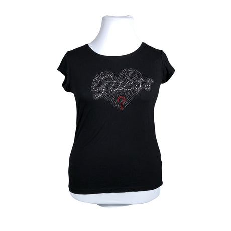 Unisex Guess - T-shirt, size 42 - Black ()