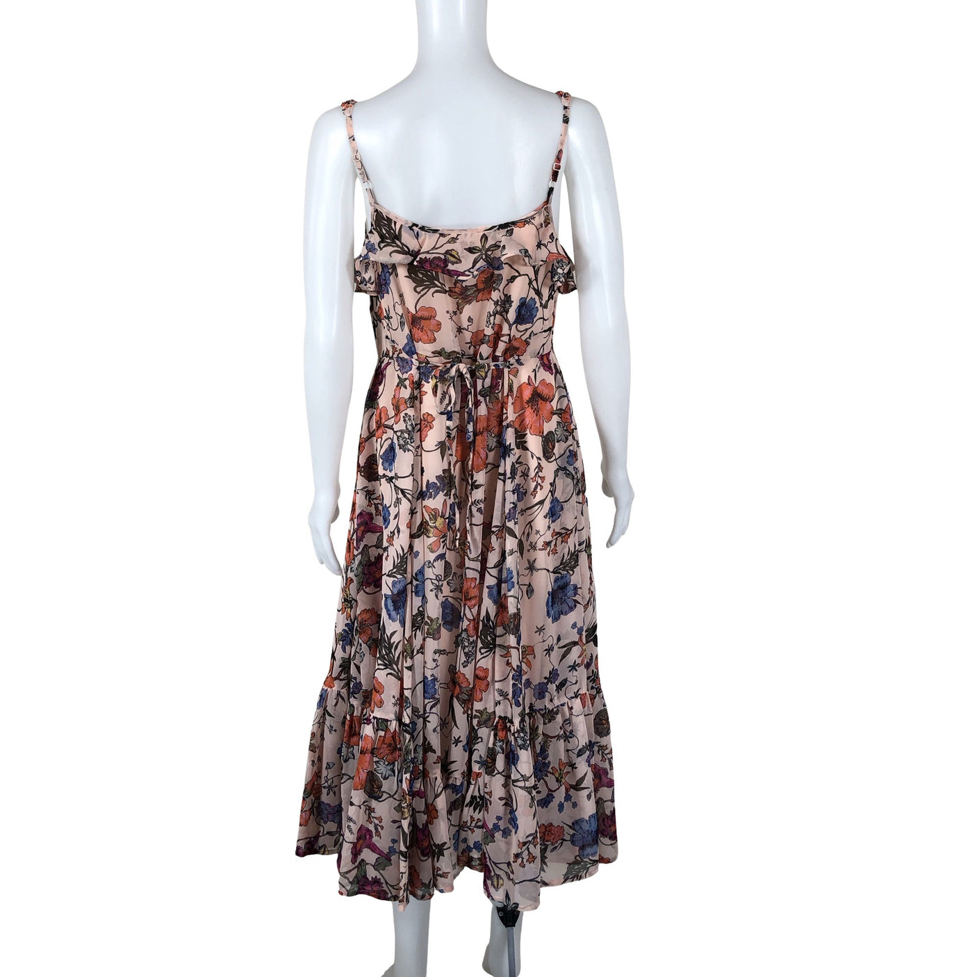 Unisex Per Una by Marks & Spencer - Schiffon dress, size 38 - Light pink (2)