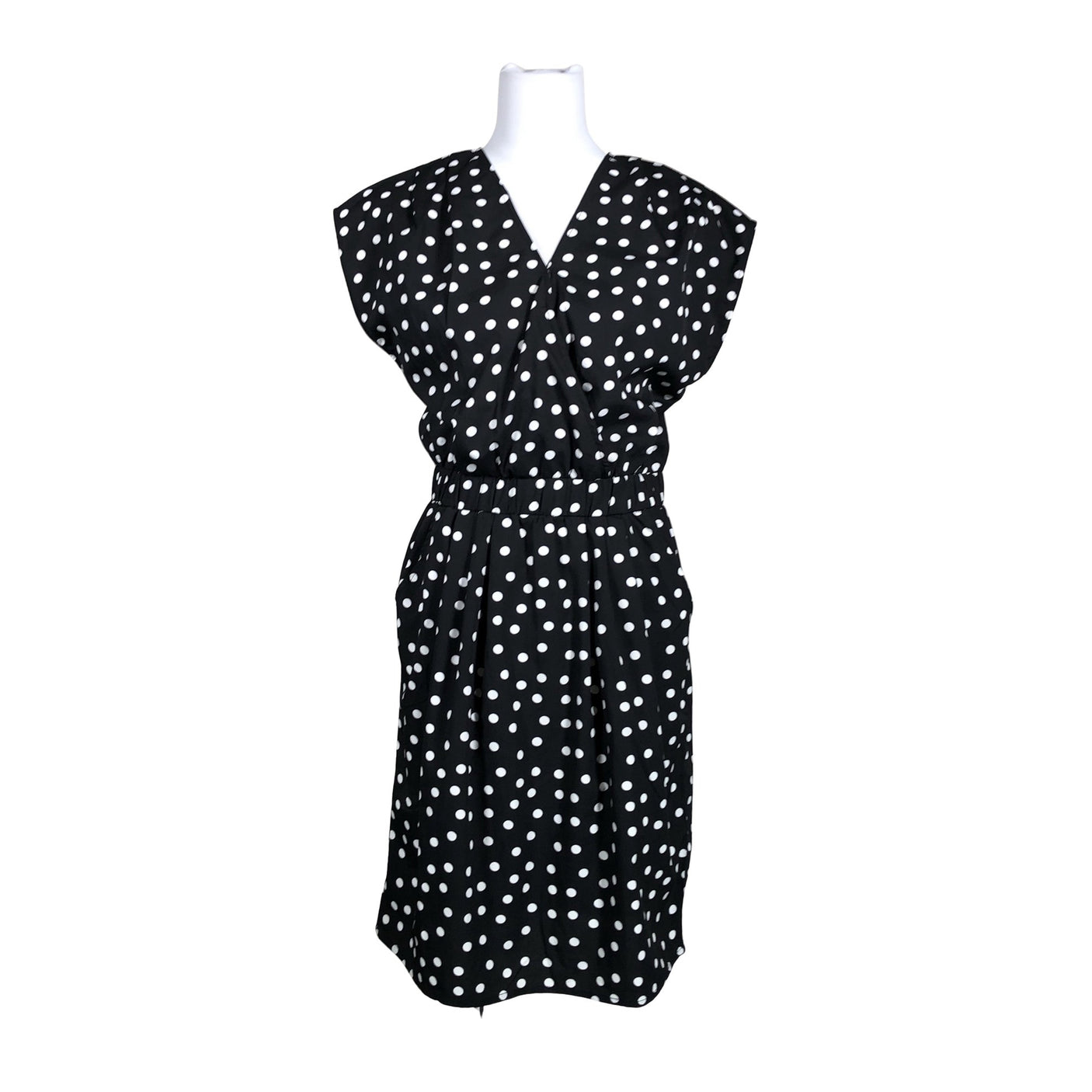 Unisex Ichi - Schiffon dress, size 36 - Black (1)