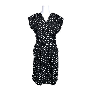 Unisex Ichi - Schiffon dress, size 36 - Black (1)