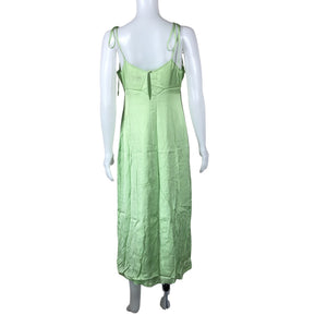 Unisex &Other Stories - Schiffon dress, size 38 - Green (2)