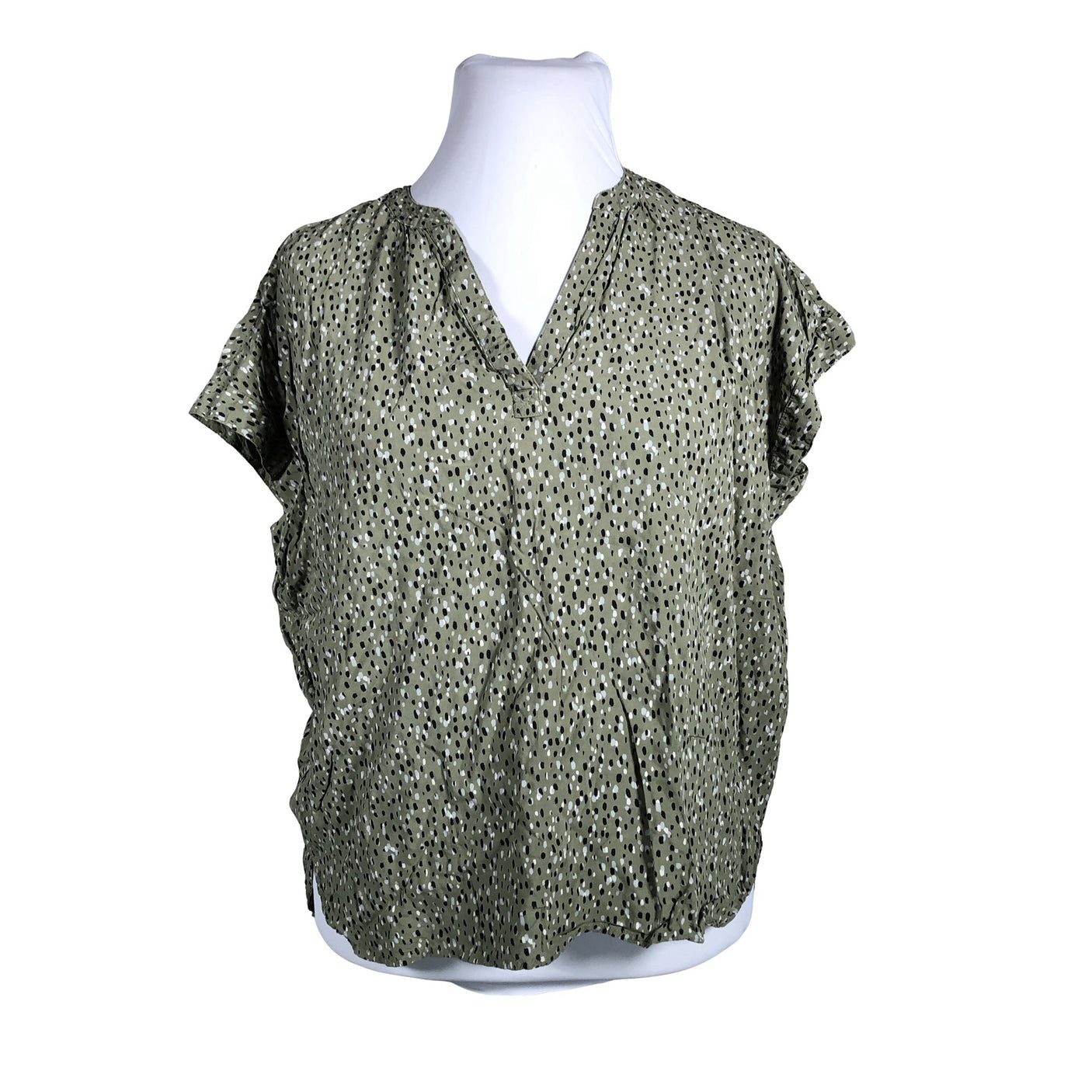 Unisex Esprit - Short-sleeved blouse, size 42 - Green (1)