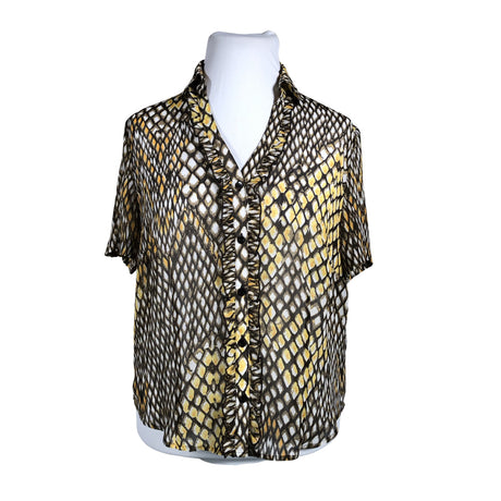 Unisex Basler - Short-sleeved blouse, size 42 - Yellow ()