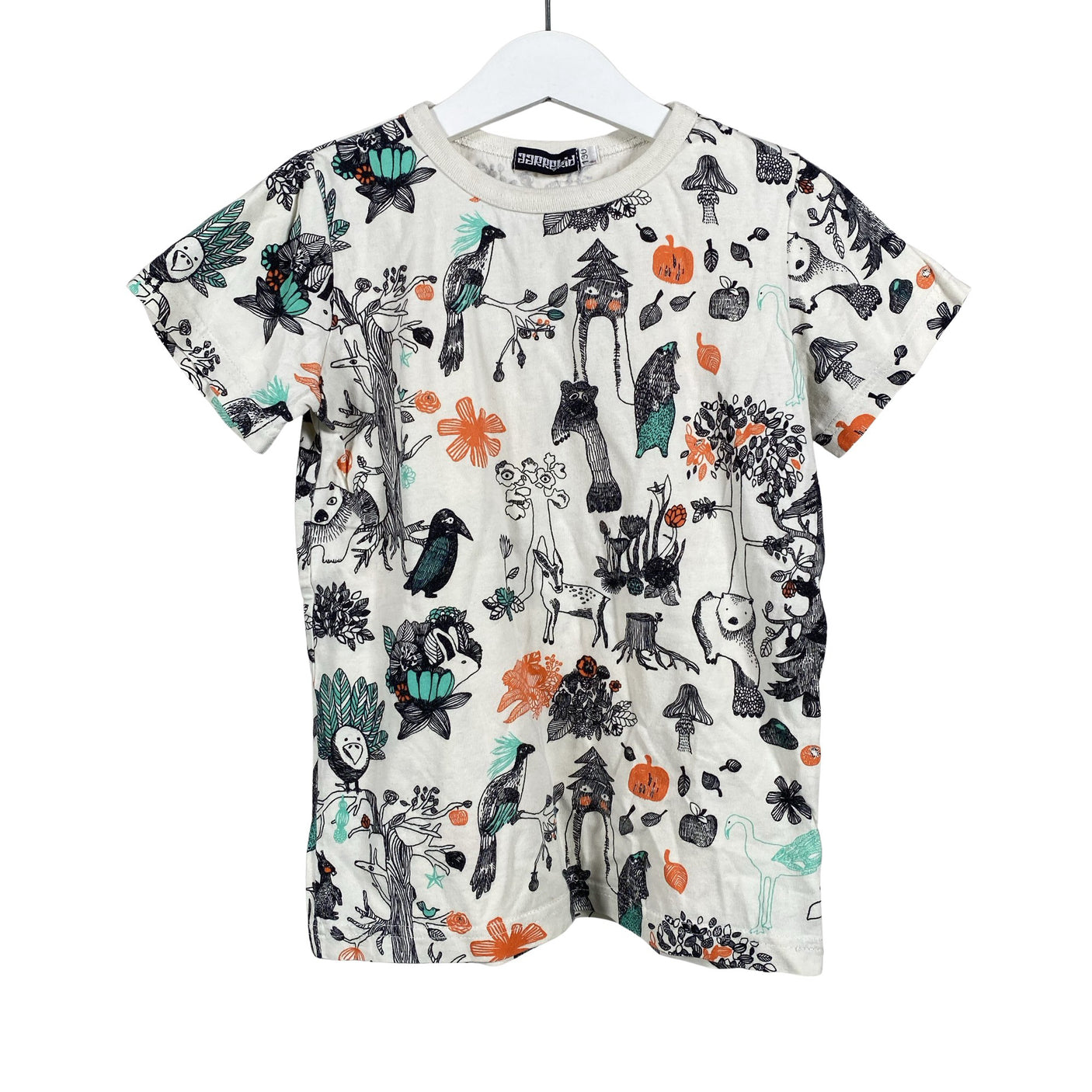 Unisex Aarrelabel - T-shirt, size 122 - 128 - White (1)