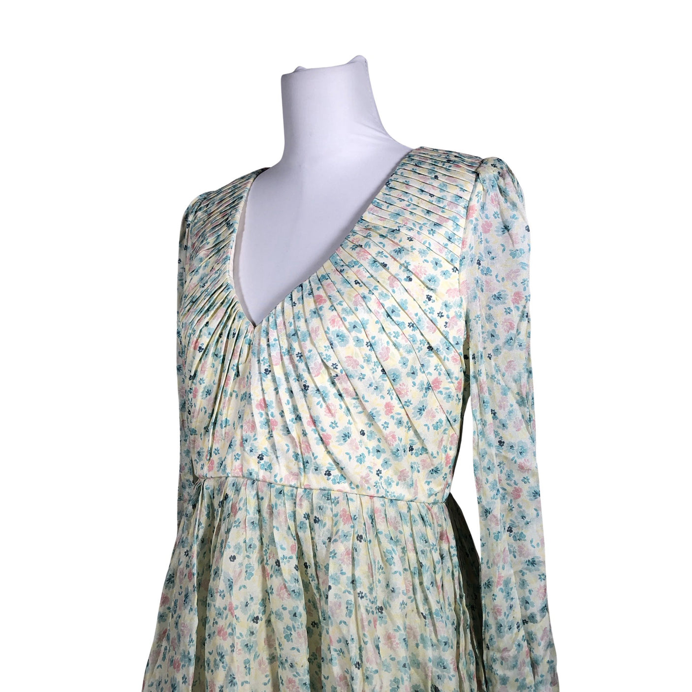 Unisex By Malina - Schiffon dress, size 40 - Green (2)