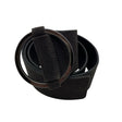 Unisex Sisley - Leather belt, size Ei kokoa - Black ()