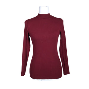 Unisex NOSH - Tricot shirt, size 36 - Wine red (1)