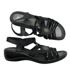 Unisex Imac - Wedge sandals, size 38 - Black (1)