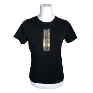 Unisex Burberry - T-shirt, size 38 - Black (1)
