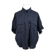 Unisex Lindex - Short-sleeved blouse, size 42 - Blue ()