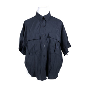 Unisex Lindex - Short-sleeved blouse, size 42 - Blue (1)