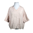 Unisex Bohemiana - Short-sleeved blouse, size 42 - Light pink ()