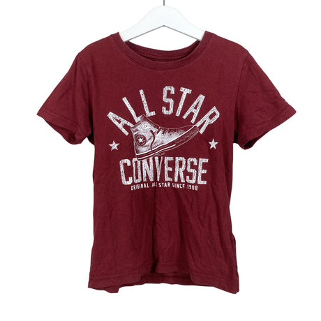 Unisex Converse - T-shirt, size 116 - 122 - Red ()