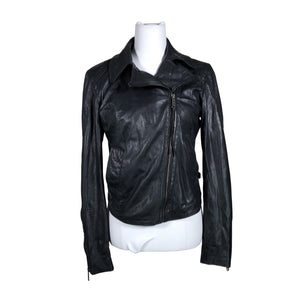 Unisex Diesel - Leather jacket, size 36 - Black (1)