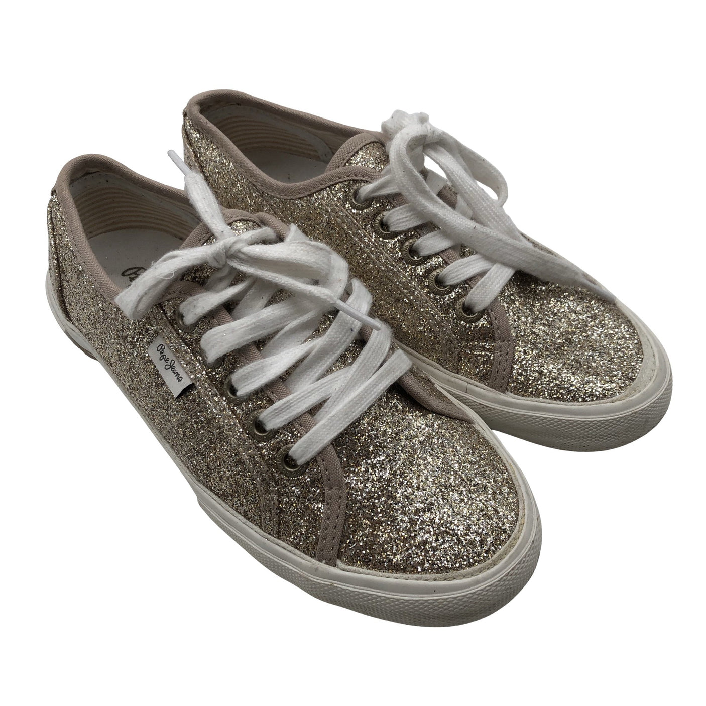 Unisex Pepe Jeans - Casual sneakers, size 36 - Gold (2)