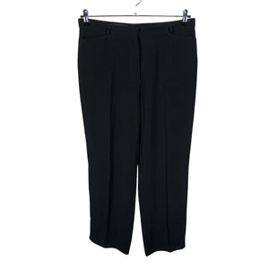 Unisex Gerry Weber - Straight leg trousers, size 42 - Black (1)