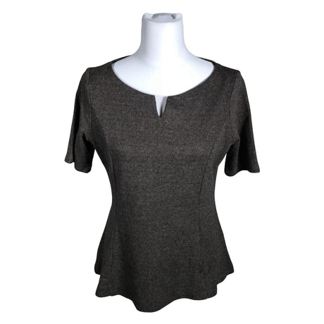 Unisex Comma - Tricot shirt, size 40 - Gray ()