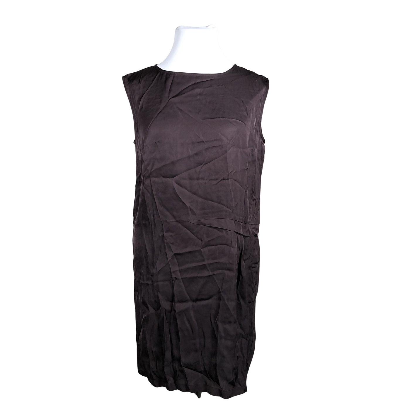 Unisex Marc O'Polo - Schiffon dress, size 42 - Brown (1)