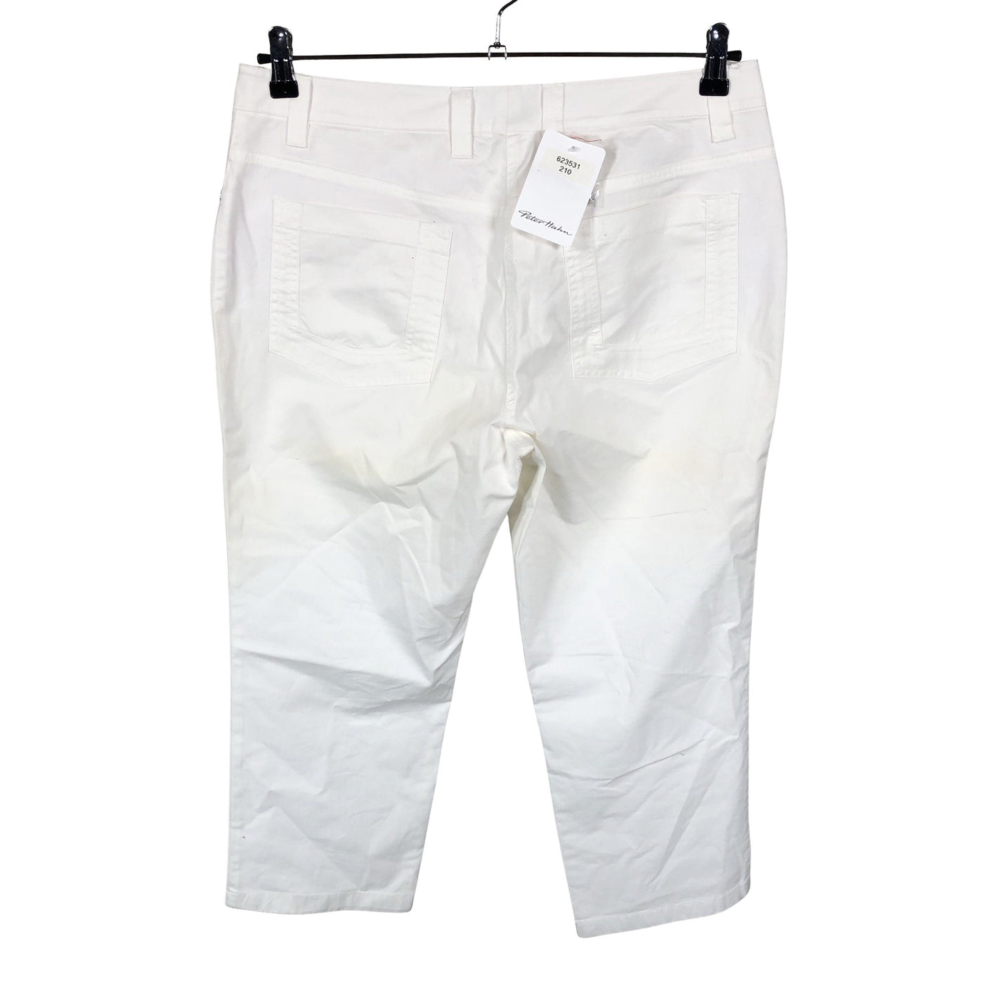 Unisex Peter Hahn - Capri jeans, size 42 - White (2)