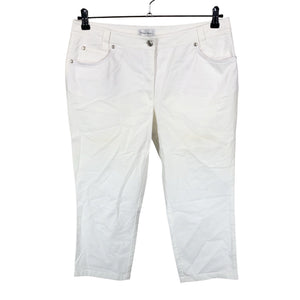 Unisex Peter Hahn - Capri jeans, size 42 - White (1)