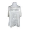 Unisex Comma - Short-sleeved blouse, size 46 - White ()