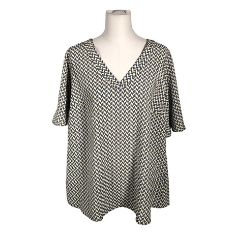 Unisex Zizzi - Short-sleeved blouse, size 38 - White ()