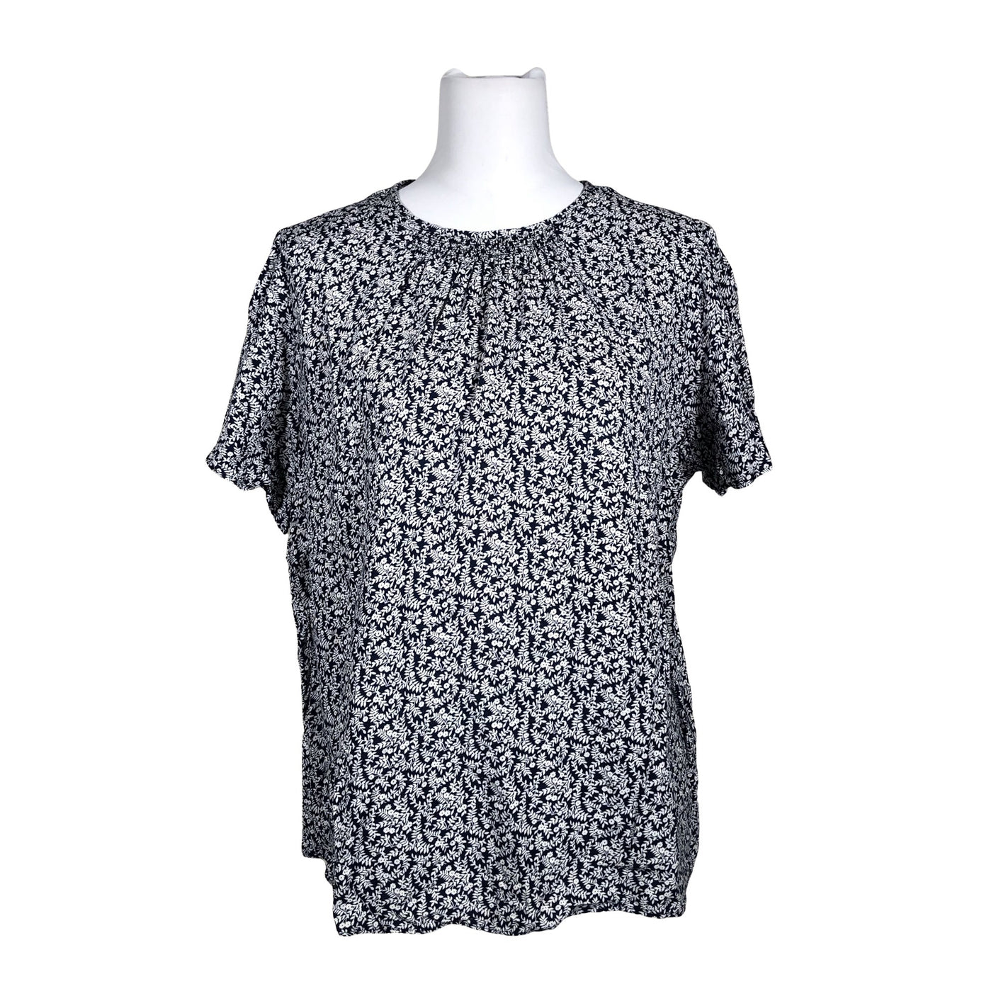 Unisex Marks&Spencer - Short-sleeved blouse, size 40 - Blue (1)