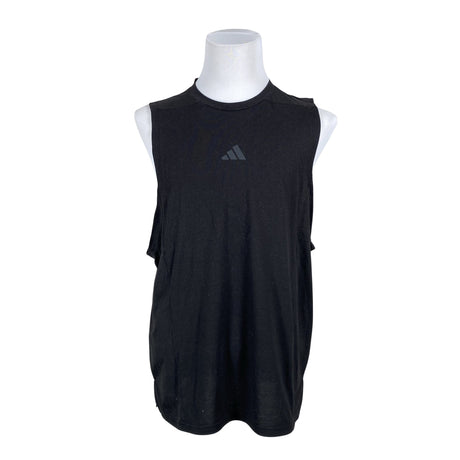 Unisex Adidas - Sleeveless sports top, size L - Black ()