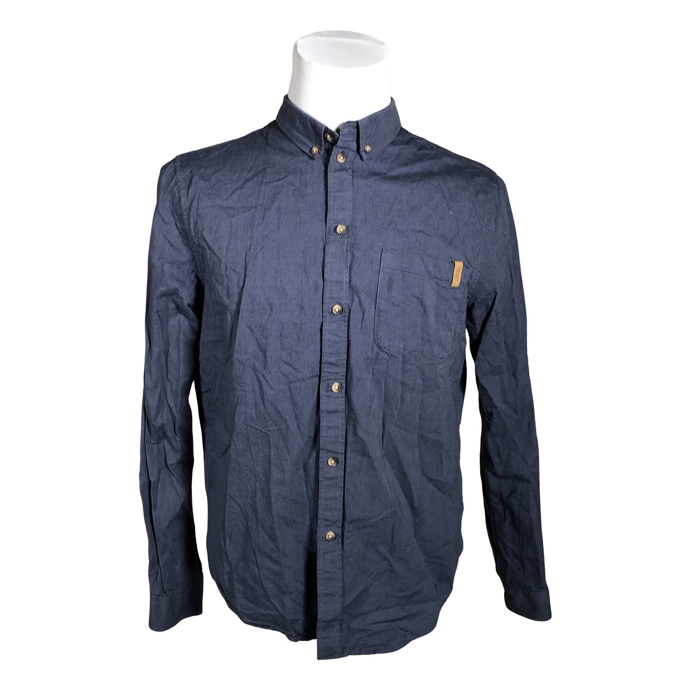 Unisex Pier One - Collared shirt, size L - Blue (1)