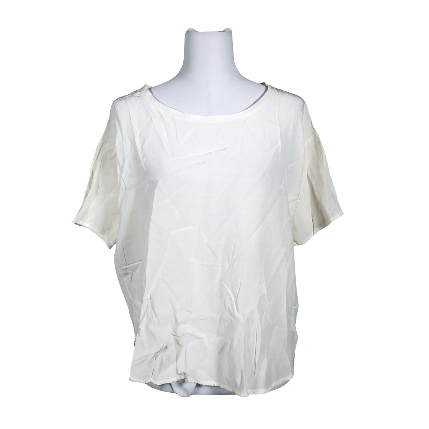 Unisex Lindex - Short-sleeved blouse, size 40 - White (1)
