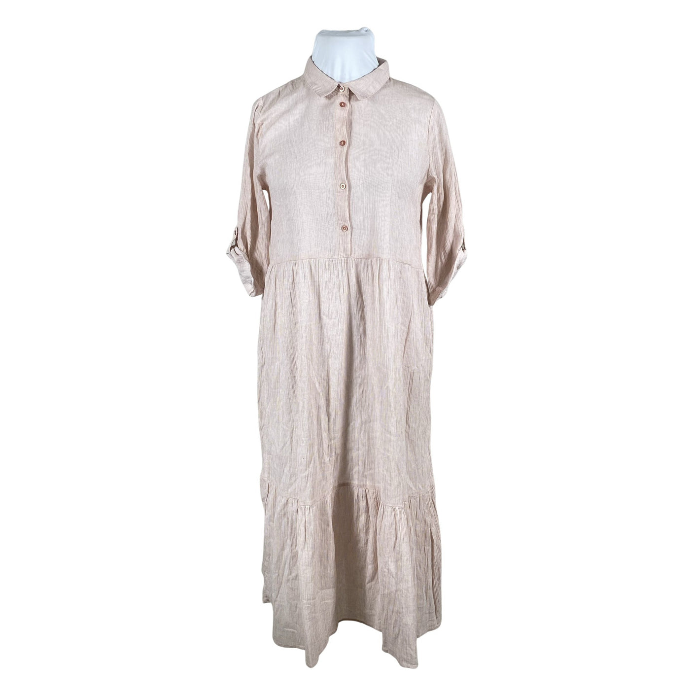 Unisex Kaffe - Maxi dress, size 42 - Light pink (1)