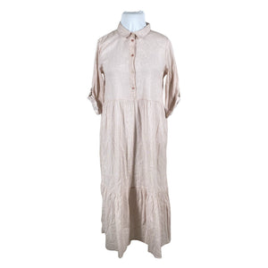 Unisex Kaffe - Maxi dress, size 42 - Light pink (1)