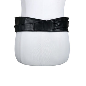 Unisex Anna Field - Leather belt, size Ei kokoa - Black (2)