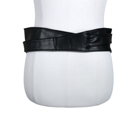 Unisex Anna Field - Leather belt, size Ei kokoa - Black (2)