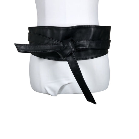 Unisex Anna Field - Leather belt, size Ei kokoa - Black ()