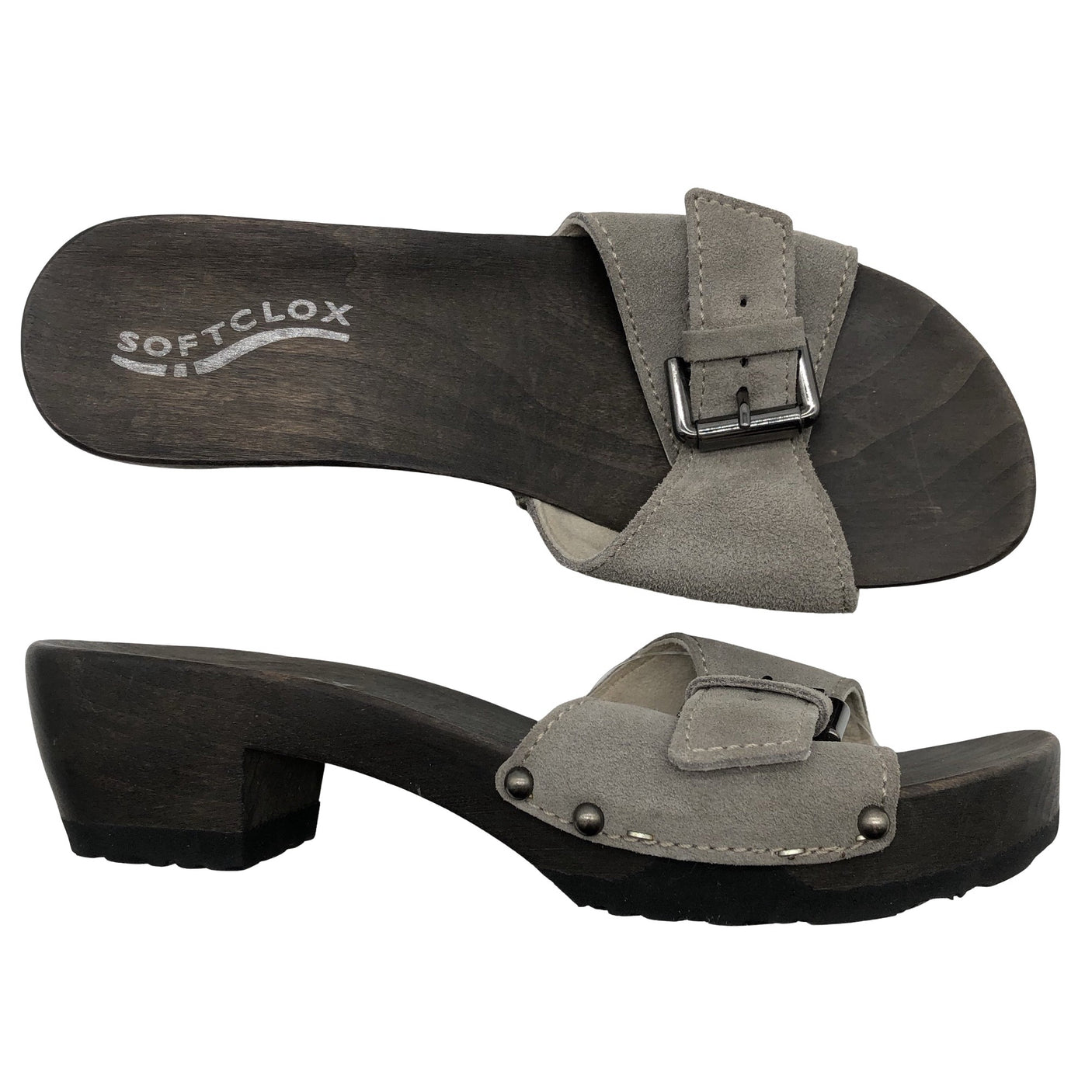 Unisex Softclox - Heeled sandals, size 37 - Gray (1)