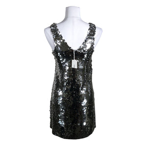 Unisex Samsoe&Samsoe - Party dress, size 34 - Silver (2)