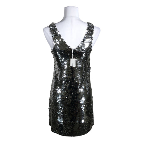 Unisex Samsoe&Samsoe - Party dress, size 34 - Silver (2)