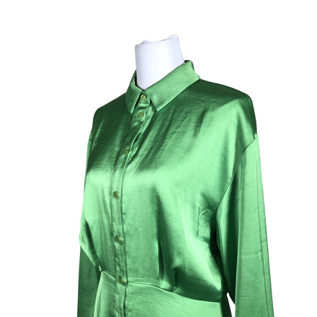 Unisex Samsoe&Samsoe - Schiffon dress, size 40 - Green (2)